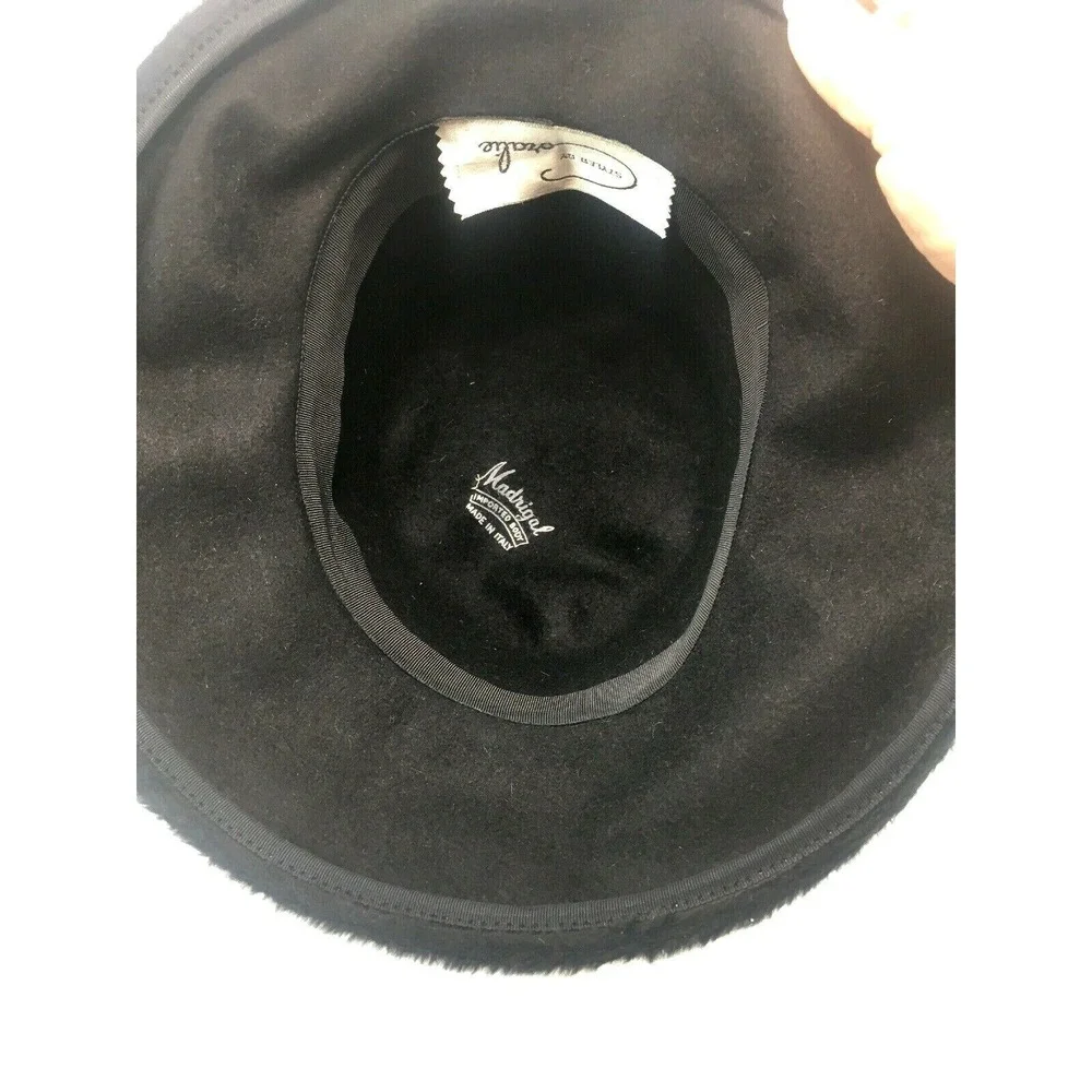 Vintage Coralie Women's Fur Hat Union Made 16010 USA Imported‎ Italy
